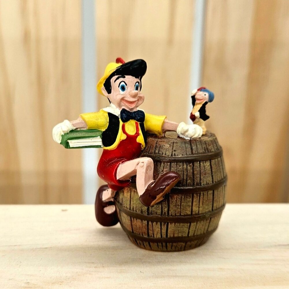 Pinocchio and Jiminy Cricket - Disney Magic Thimble by Lenox